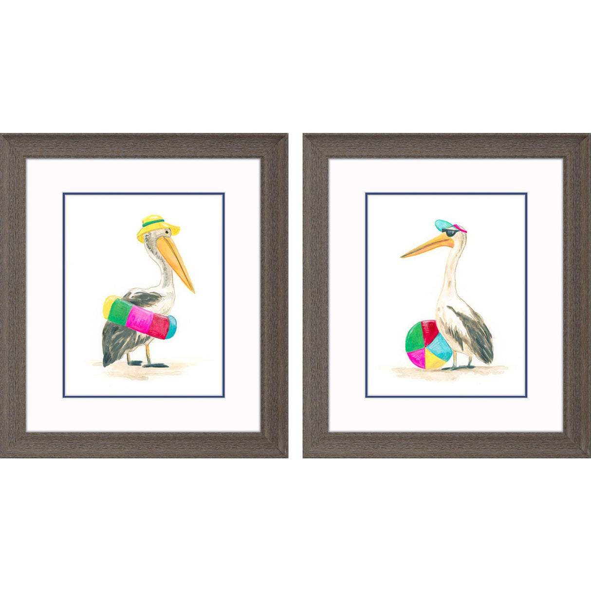 Paragon Beach Bum B S/2 Multi 22 X 19 X 1 Wall Art