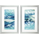Paragon Marble Montage S/2 Blue 34 X 22 X 1 Wall Art