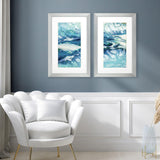 Paragon Marble Montage S/2 Blue 34 X 22 X 1 Wall Art