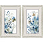 Paragon Blue Blossoming S/2 Blue 33 X 21 X 1 Wall Art