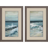 Paragon Converging Currents S/2 Green 33 X 21 X 1 Wall Art