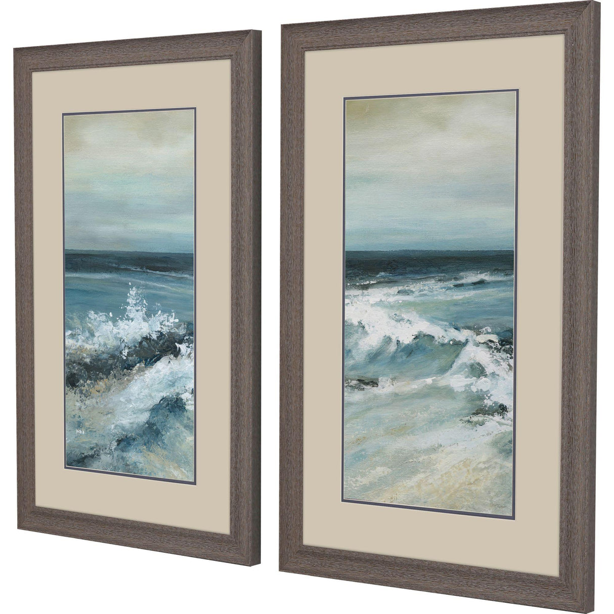 Paragon Converging Currents S/2 Green 33 X 21 X 1 Wall Art