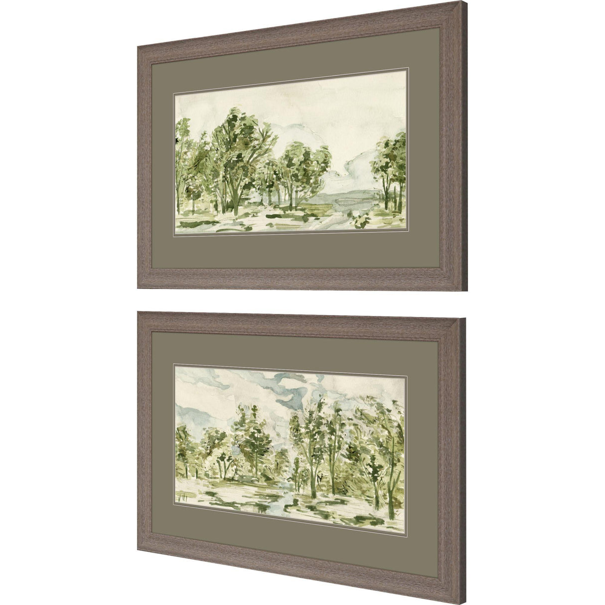 Paragon Forest Path S/2 Green 21 X 33 X 1 Wall Art