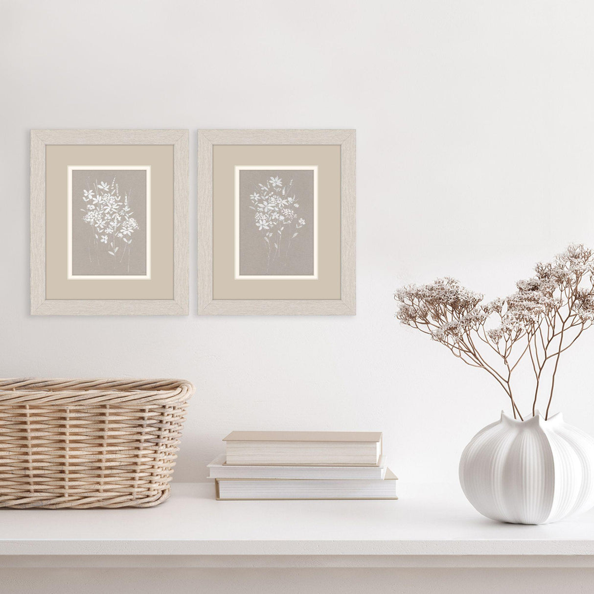 Paragon Delicate Botanicals S/2 Gray 11 X 09 X 1 Wall Art