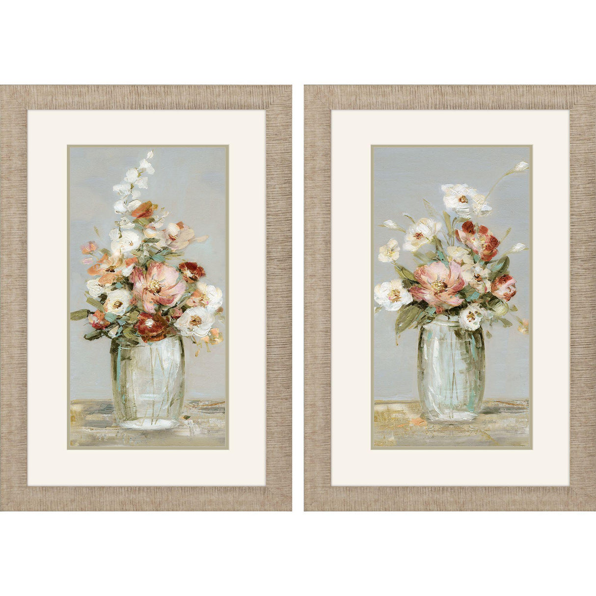 Paragon Country Arrangement S/2 Pink 34 X 22 X 1 Wall Art