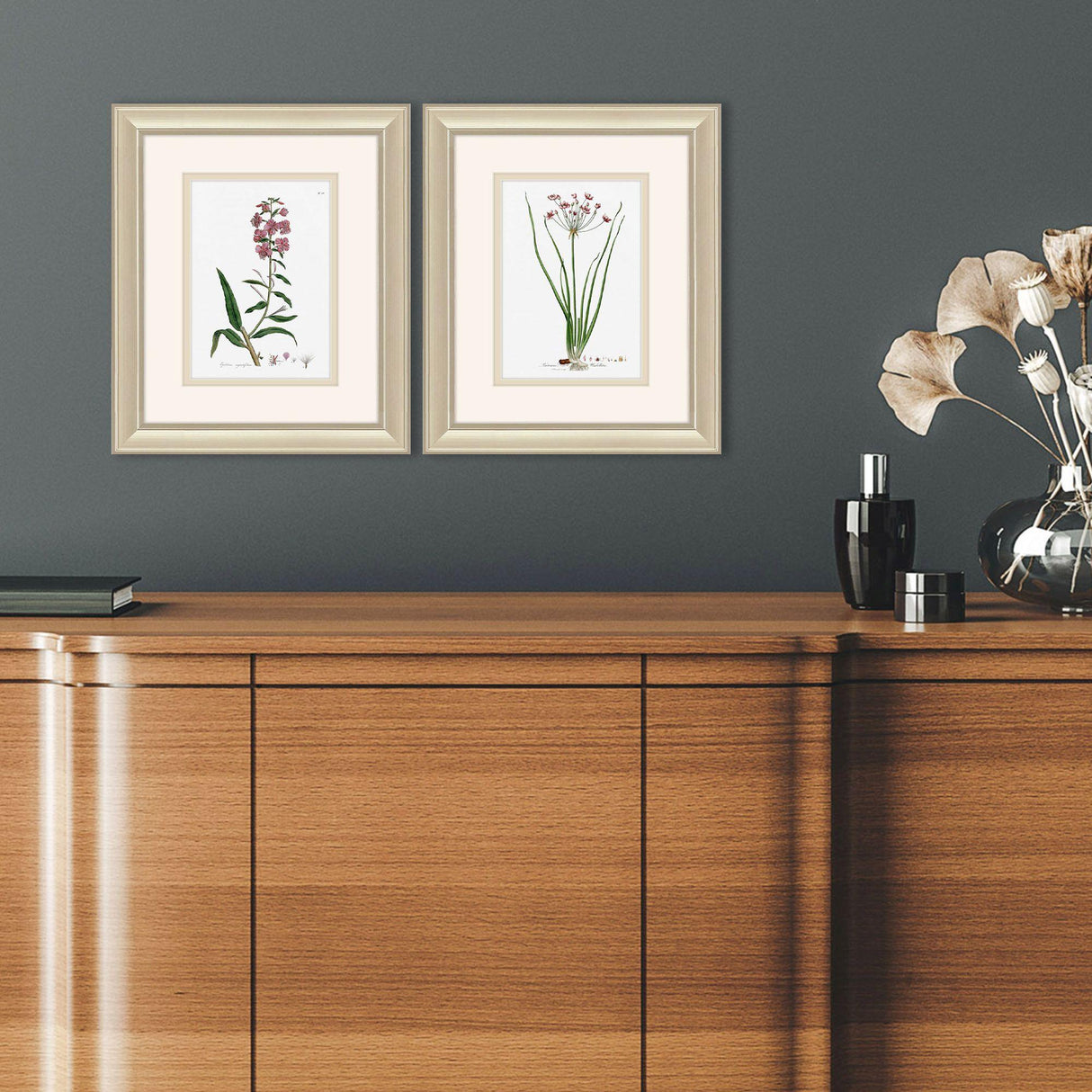 Paragon Rose Botanical S/2 Pink 12 X 10 X 1 Wall Art