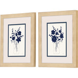 Paragon Indigo Sketch S/2 Blue 12 X 10 X 1 Wall Art