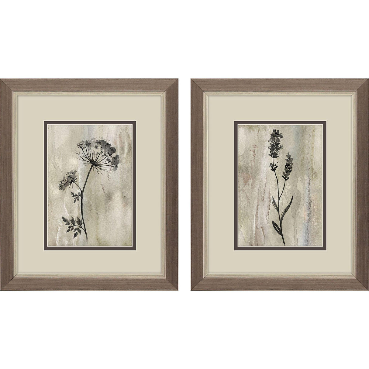 Paragon Sumi-e Silhouette I S/2 Brown 11 X 09 X 1 Wall Art