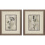 Paragon Sumi-e Silhouette I S/2 Brown 11 X 09 X 1 Wall Art