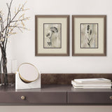 Paragon Sumi-e Silhouette I S/2 Brown 11 X 09 X 1 Wall Art