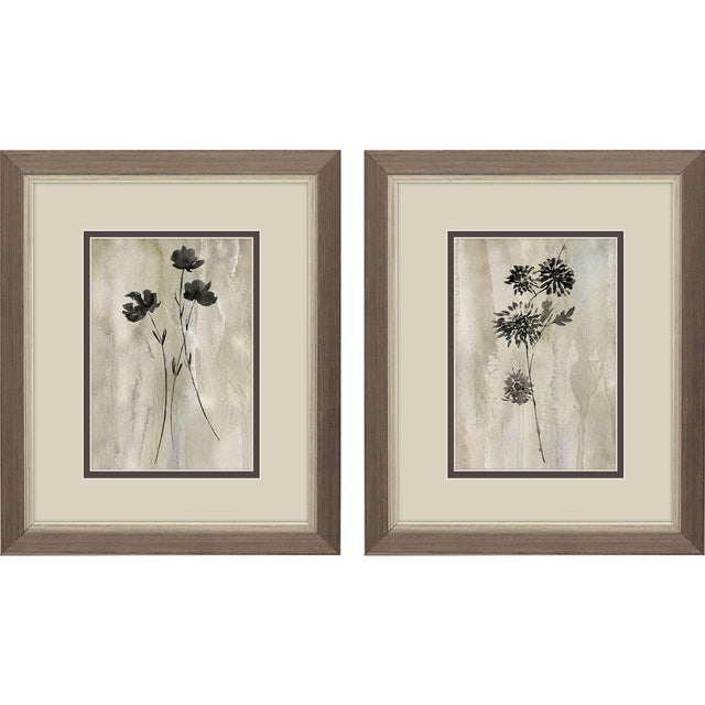 Paragon Sumi-e Silhouette II S/2 Brown 11 X 09 X 1 Wall Art