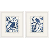 Paragon Bluebird Silhouette S/2 Blue 16 X 14 X 2 Wall Art