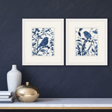 Paragon Bluebird Silhouette S/2 Blue 16 X 14 X 2 Wall Art