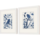 Paragon Bluebird Silhouette S/2 Blue 16 X 14 X 2 Wall Art