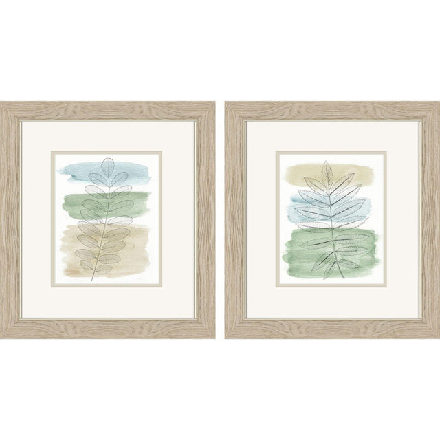 Paragon Spring Branch S/2 Blue 18 X 16 X 1 Wall Art