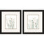 Paragon Branch Silhouette S/2 Green 17 X 15 X 2 Wall Art