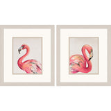 Paragon Watercolor Flamingo S/2 Pink 16 X 14 X 1 Wall Art