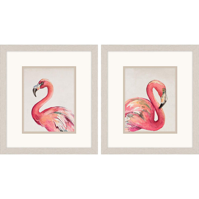 Paragon Watercolor Flamingo S/2 Pink 16 X 14 X 1 Wall Art