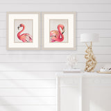 Paragon Watercolor Flamingo S/2 Pink 16 X 14 X 1 Wall Art