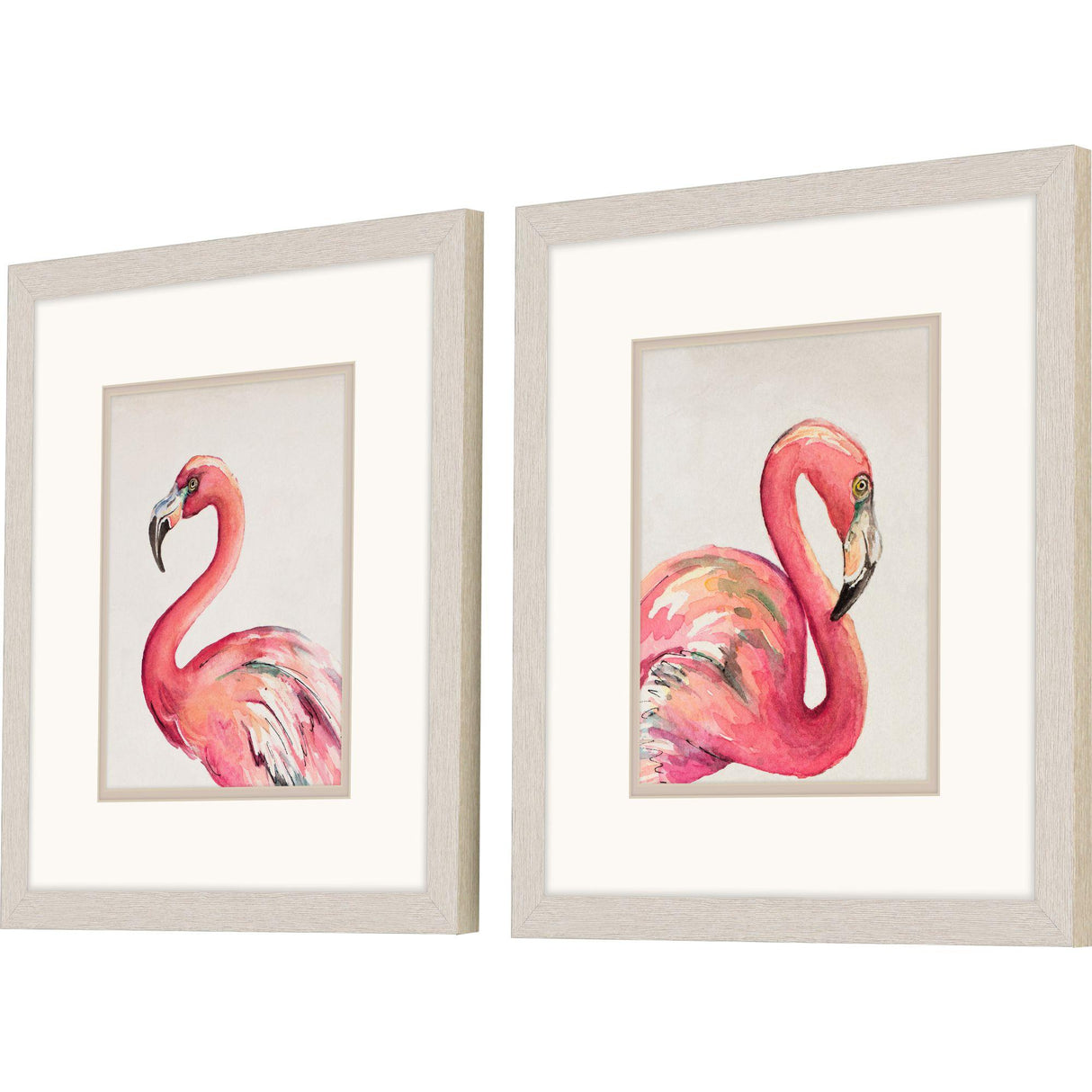 Paragon Watercolor Flamingo S/2 Pink 16 X 14 X 1 Wall Art