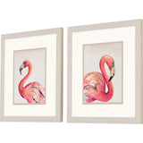 Paragon Watercolor Flamingo S/2 Pink 16 X 14 X 1 Wall Art