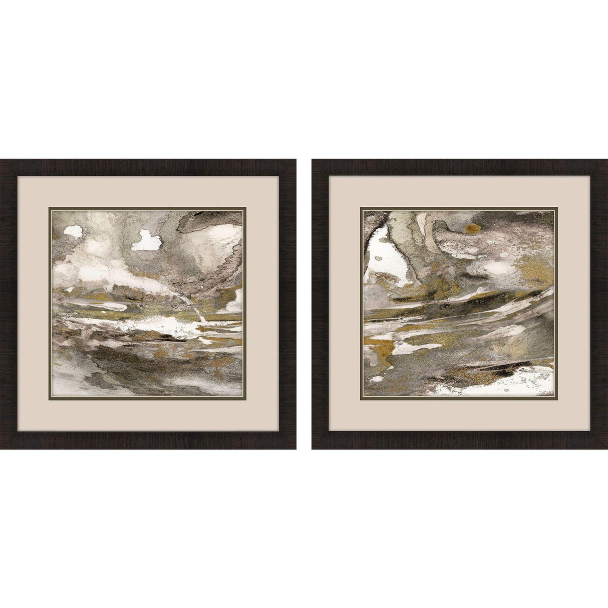 Paragon Urban Reflection II S/2 Brown 18 X 18 X 2 Wall Art