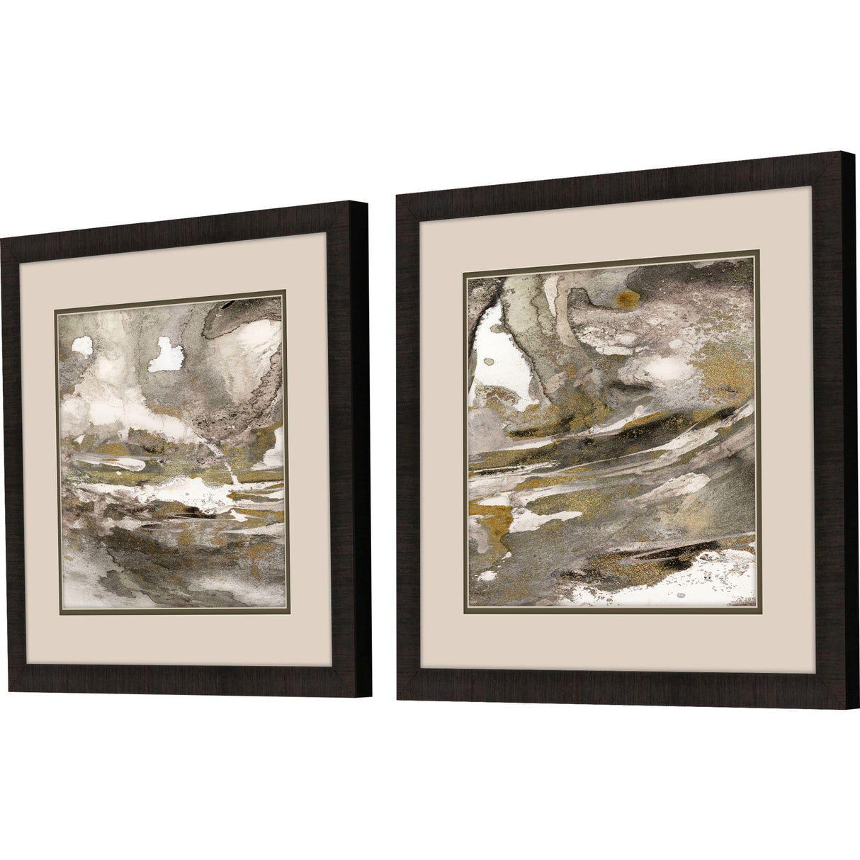 Paragon Urban Reflection II S/2 Brown 18 X 18 X 2 Wall Art