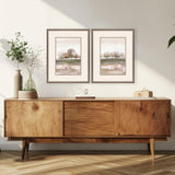 Paragon Soft Welcome Spring S/2 Green 25 X 19 X 1 Wall Art