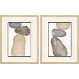 Paragon River Rocks S/2 Brown 26 X 20 X 1 Wall Art