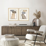 Paragon River Rocks S/2 Brown 26 X 20 X 1 Wall Art