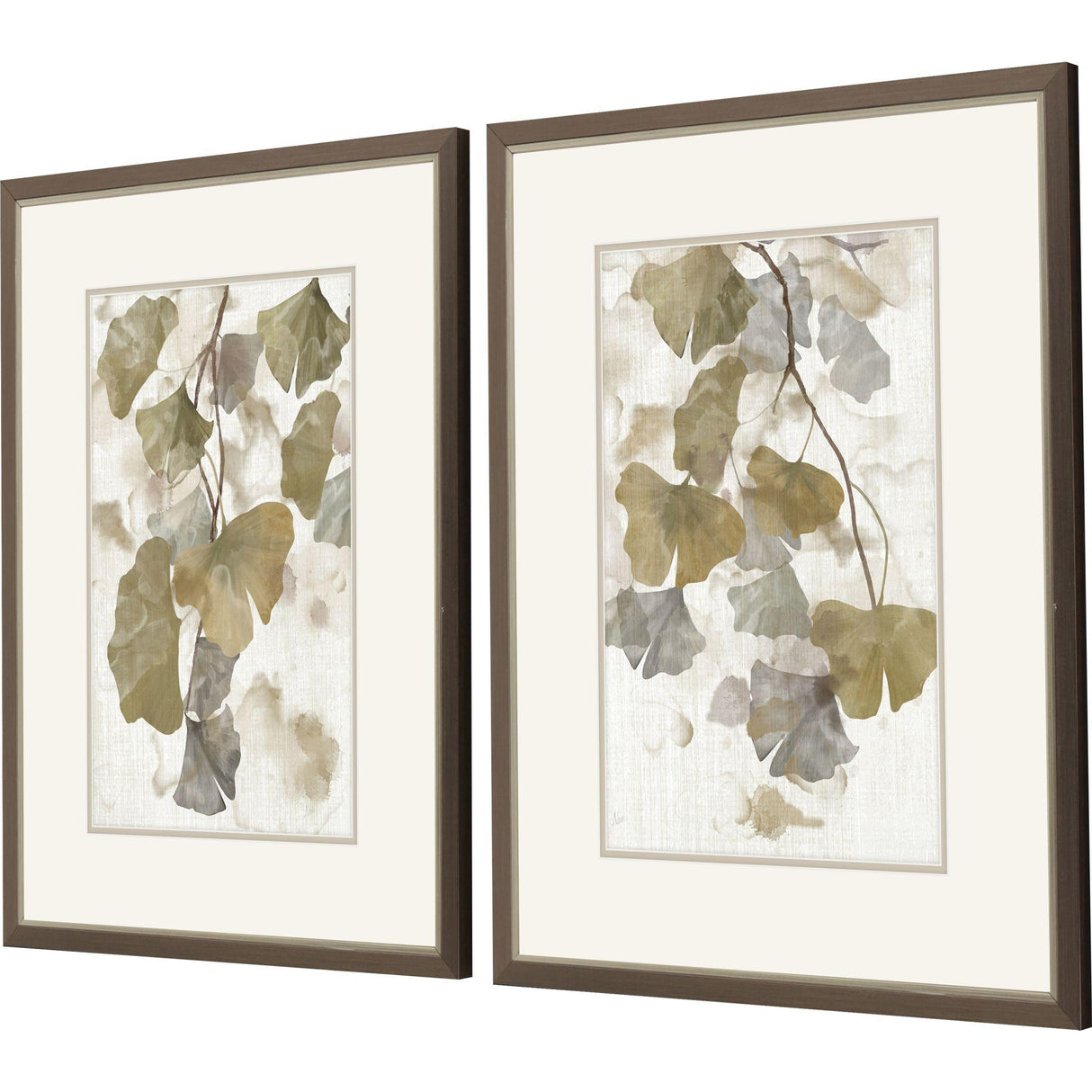 Paragon Gingko Accent S/2 Green 25 X 19 X 1 Wall Art