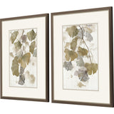 Paragon Gingko Accent S/2 Green 25 X 19 X 1 Wall Art
