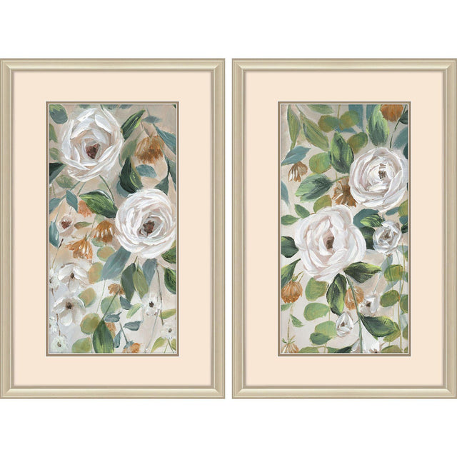Paragon Cascading Beauties S/2 Green 32 X 20 X 1 Wall Art