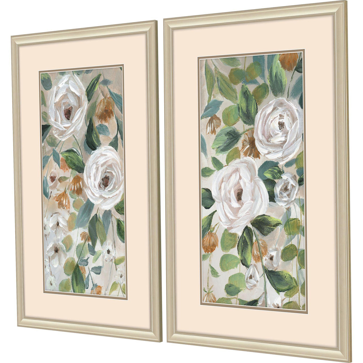 Paragon Cascading Beauties S/2 Green 32 X 20 X 1 Wall Art