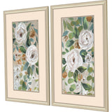 Paragon Cascading Beauties S/2 Green 32 X 20 X 1 Wall Art
