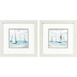 Paragon Soft Summer Wind S/2 Blue 11 X 11 X 1 Wall Art