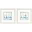 Paragon Soft Summer Wind S/2 Blue 11 X 11 X 1 Wall Art