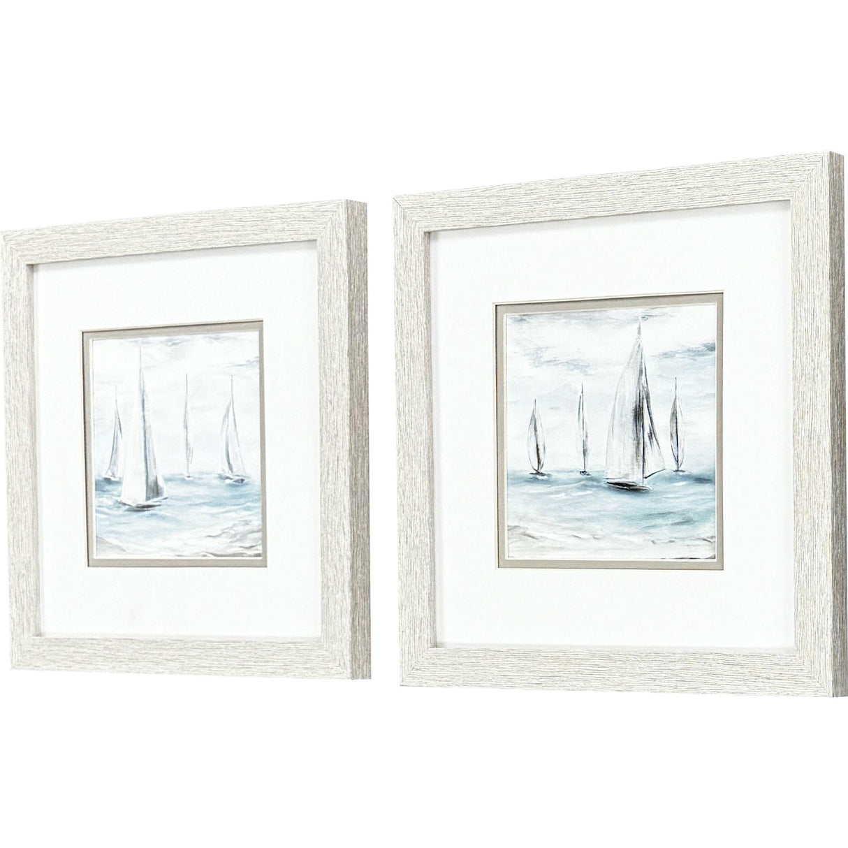 Paragon Soft Summer Wind S/2 Blue 11 X 11 X 1 Wall Art