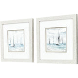 Paragon Soft Summer Wind S/2 Blue 11 X 11 X 1 Wall Art