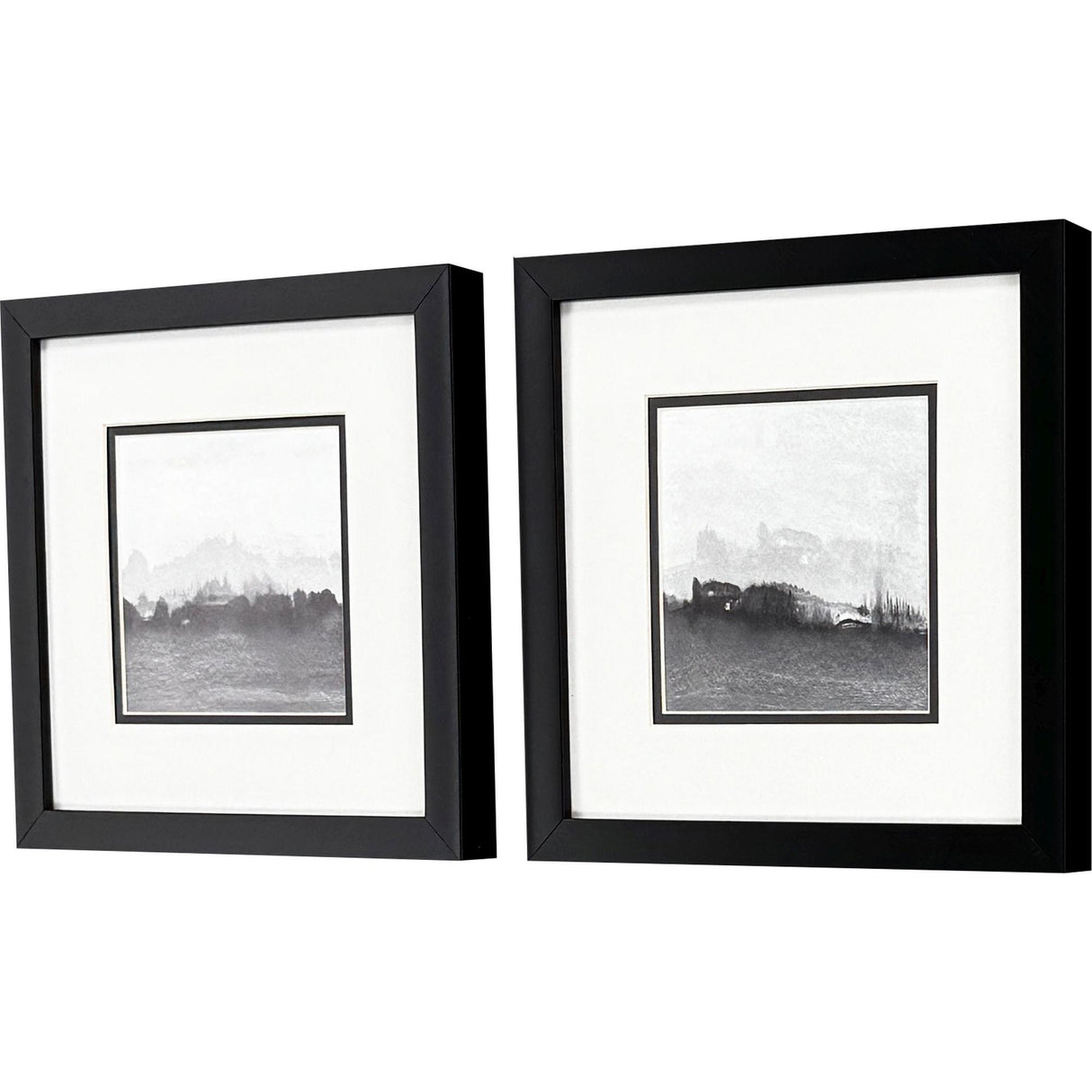 Paragon Slauson View S/2 Black 11 X 11 X 2 Wall Art