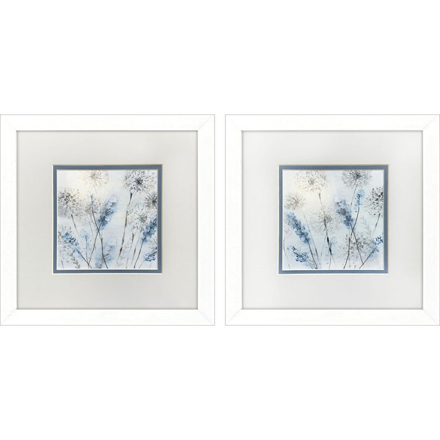 Paragon Soft Country Morning S/2 Blue 11 X 11 X 2 Wall Art