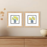 Paragon Lemon Life S/2 Blue 12 X 12 X 1 Wall Art