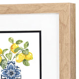 Paragon Lemon Life S/2 Blue 12 X 12 X 1 Wall Art