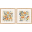 Paragon Bursting Wildflowers S/2 Orange 18 X 18 X 1 Wall Art