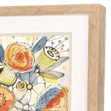 Paragon Bursting Wildflowers S/2 Orange 18 X 18 X 1 Wall Art
