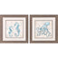 Paragon Water Creatures S/2 Blue 19 X 19 X 1 Wall Art