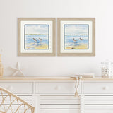 Paragon Sandpiper Beach S/2 Blue 19 X 19 X 1 Wall Art