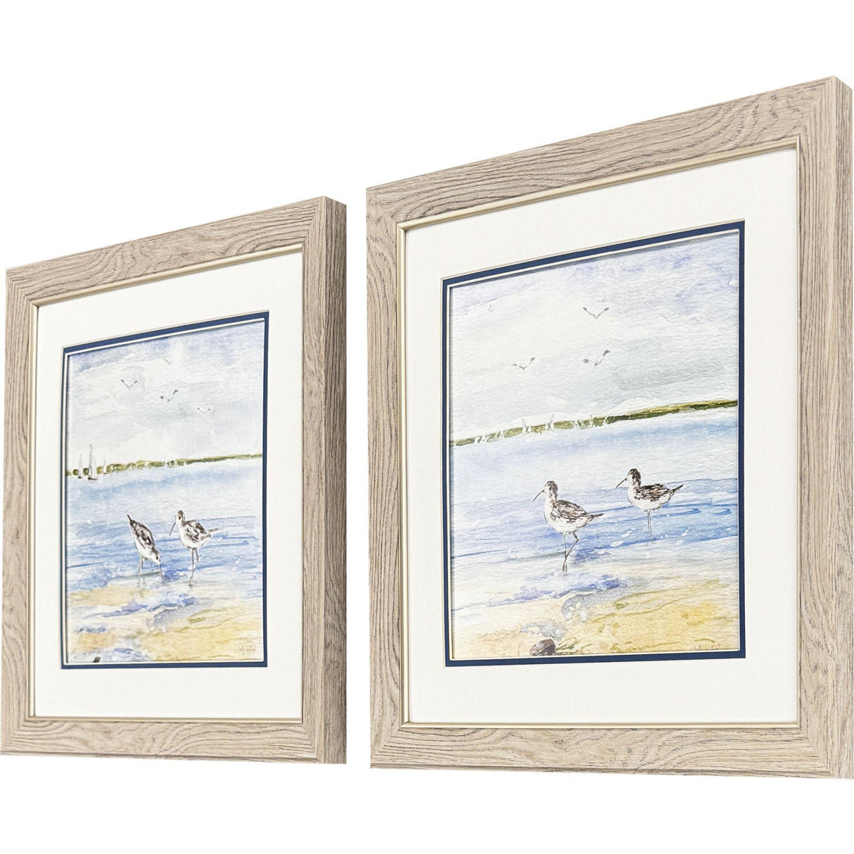 Paragon Sandpiper Beach S/2 Blue 19 X 19 X 1 Wall Art