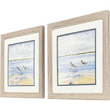 Paragon Sandpiper Beach S/2 Blue 19 X 19 X 1 Wall Art