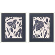 Paragon Denim Floral S/2 Blue 20 X 17 X 2 Wall Art